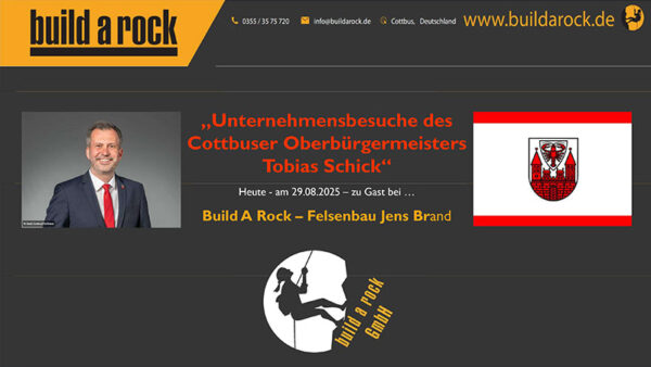 Unternehmensbesuche des Cottbuser Oberbürgermeisters Tobias Schick am 29.08.2025